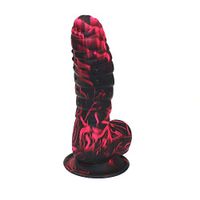 Realistic Massager Toy with Strong Suction Cup Silicone Toy (Color)