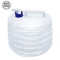 YHYGOO Folding Water Bucket, 15L Collapsible Water Container,PE BPA-Free Non-Toxic Portable Holder Buckets for Camping Fridge Hiking Hunting Fishing Climbing BBQ Travel Outdoor