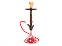 Zebra Smoke Absolute 24" Single Hose Hookah Modern Shisha (Red)