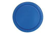 Unique Industries, Cake Paper Plates, 20 Pieces - Royal Blue
