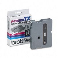 Genuine Brother 1/2" (12mm) Black on Clear TX P-touch Tape for Brother PT-4000XL, PT4000XL Label Maker