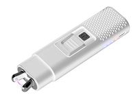 Bell+Howell TACLIGHTER White, USB-Rechargeable, Butane-Free Flameless Wind-Proof Plasma Lighter As Seen On TV