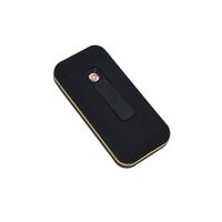 KAKAKA Portable Case Box Holder for (100mm) with USB Rechargeable Lighter (Black)