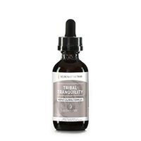 Tribal Tranquility Alcohol-Free, Glycerite Skullcap, Lemon Balm, Holy Basil, Reishi Mushroom, California Poppy, Valerian. Tincture Herbal Extract Nerve Calming Formula 2 OZ
