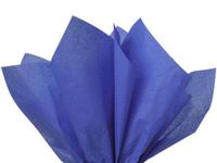 Sapphire Blue Tissue Paper for Gift Wrapping 15"x20" Sheets Eco-Friendly (20 ct)