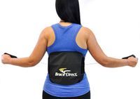 Brace Direct Adjustable Lumbar Lower Back Support Brace - Herniated or Bulging Disc, Sciatica, Scoliosis, DDD - Men and Women