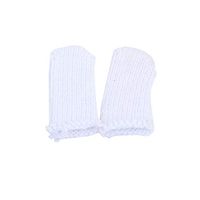 Finger Protectors，Finger Cots Cut Resistant Protection, Glove Life Extender, Finger Sleeves, Substitute for A Full Glove (White)