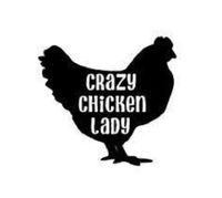 HotSaleStore Sticker Seals 48 Crazy Chicken Lady!!! Sticker Label Envelope Seals 1.2" Round