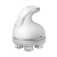 Multifunctional Cervical Head Massager Shoulder Neck USB Charging Portable Electric Massager 3D Massage Scalp Relieve Headache Deep Cleansing,White