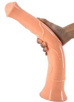 17.3 Inch Extra Soft Ďìld`ɔ Huge Flexible Realistic Dî'ldɔ Suction Cup Strong Waterproof Toy for Woman Beginners HSB4