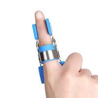 LIBWX Trigger Finger Splint, Finger Trainers Splint Spasm Orthosis Function Finger Wraps Straightening Curved Stainless Steel Spring,S