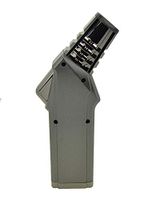 Zico Original Refillable Butane Smooth Adjustable Torch Gun Flame Lighter (Gray)