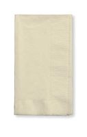 Ivory Dinner Napkin, 2 Ply, 1/8 Fold Solid (12pks Case)