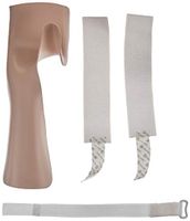 Rolyan Splinting Material Sheet, Functional-Position Hand Splint, Right, Large, Deluxe Model, Includes Self-Adhesives Strap Kit, Single Sheet