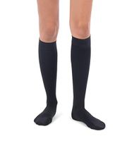 Jomi Compression, Unisex, Knee High Stockings Collection, 20-30mmHg Surgical Weight Closed Toe 220 (Medium, Black)