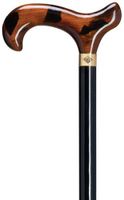 Men Derby Cane Black Maple Shaft Spotted Morocco Handle  -Affordable Gift! Item #DHAR-9763700