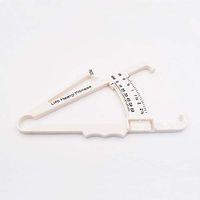 Body Fat Caliper, Fat Measure Clipper Combo with Body Fat Percentage Measure Chart, Accurately Measuring Body Fat for Men and Women