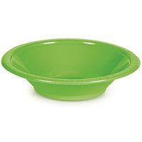 Club Pack of 240 Fresh Lime Green Disposable Plastic Party Bowls 12 oz