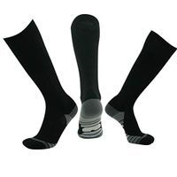 AOIREMON Compression Socks 20-30mmHg for Men&Women,Medical Grade Graduated Pressure Knee High Recovery Stockings,Fit for Running, Nurses, Shin Splints,Pregnancy, Varicose Veins,Diabetic. (Gray,Large)