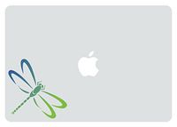D563 Dragonfly Apple Macbook (15 inch Pro/Retina) Laptop Vinyl Decal Skin Sticker