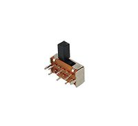 Yohii 60 x AC 50V 0.5A On/On 2 Position 2P2T DPDT Miniature Slide Switch 6 Pin SK22H03 Panel Mount Vertical