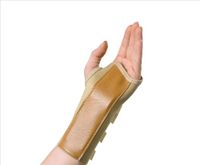 Curad Elastic Wrist Splint with Aluminum Stay, Left, Medium