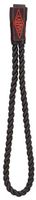 Twisted Rope Wrist Straps with Elastic Band for Walking Canes in Black