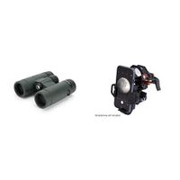 Celestron 71402 TrailSeeker 10x32 Binoculars (Army Green) with Universal Smartphone Adapter