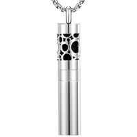 Multifunctional Essential Oil Necklace - Aromatherapy Essential Oil Diffuser Necklace, Stainless Steel Perfume Oil Locket Pendant Enhancers Necklaces with 8 Pads, Birthday Jewelry Gifts for Women