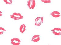 Pink Love"Kissy Lips" Kisses on White Tissue Paper Gift Wrapping 20"x30" Sheets (20)