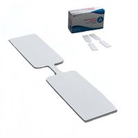 MCK36152000 - Skin Closure Strip 3/8 X 1-13/16 Inch Nonwoven Material Butterfly Closure White