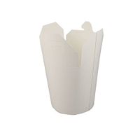 West Rock Foldpak Fold-Pak SmartServ 16SSPLAINM Takeout Container, 16 oz. | 500 Per Case