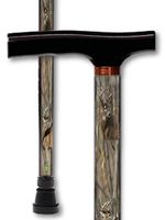 Adjustable T Handle Walking Cane Wildlife Deer Design