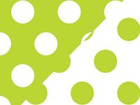 Christmas Gift Wrap Paper - Citrus Dots Reversible - 24 inches x 85 feet