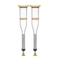 Crutches Medical Retractable Disabled Persons underarms Seniors Adjust The Walking Stick, Bearing About 200 pounds (Size : A)