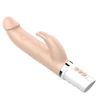 beioust 12 Frequency Heating Telescopic Rotating Beads G Spotter Rabbit Adult Six Toy for Women Couples with Powerful Frequency for Muscles Handheld & Sports Recovery-FC