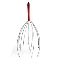 Handheld Scalp Massager Head Massager for Tingles, Scracher Relaxation Tool Great for ASMR & Sensory Hair Stimulation. (Red)