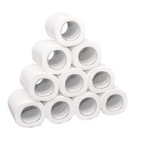 EnjoCho White Toilet Paper Toilet Roll Tissue Roll 3Ply Paper Towels Tissue Rolls of 10 (White)