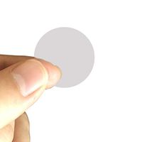 FORNY 1000 Pcs Clear Retail Package Seals 1 Inch Round Circle Wafer Package Seals Stickers/Labels (1.0 in)