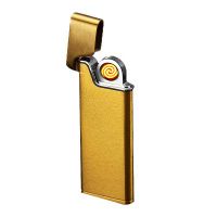Hybei Innovate Lighter Electronics, Battery Charging Lighter, USB Rechargeable Lighter Cigarette Smoking Tools, Man Gift, Art Collection (Yellow)