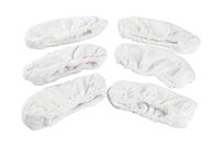 LTWHOME All Purpose Floor Replacement Bonnets Microfiber Pad Fit for Oreck Steam It Mop(Pack of 6)
