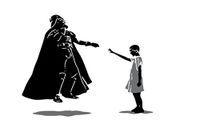 MWCustoms Funny Fan Made Eleven VS Vader Art Vinyl Decal Sticker Skin Print for MacBook Laptop