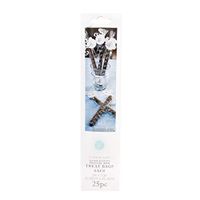 Darice Pretzel Rod Treat Bags Hearts Silver 2 x 10 inches 25 Pieces (6-Pack) 1405-032
