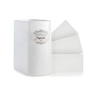 Exquisite 100 Count White Bulk Pack Classic Paper Linen Like Napkins, Guest Bathroom Hand Towels Disposable For Weddings, Parties, And More Measures 12 Inches X 17 Inches