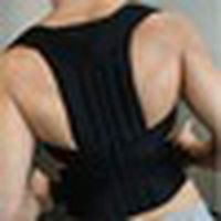 Medical Straight Back Posture Adult Children Support Belt Corset for The Orthopedic Brace Shoulder,Black,L