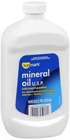 Sunmark Mineral Oil USP Lubricant Laxative - 16 oz, Pack of 2