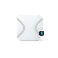 FSGHJJKN Body Fat Scale, Smart Wireless BMI Bathroom Weight Scale Body Composition Monitor Health Analyzer with Smartphone App for Body Weight, Fat, Water, BMI, BMR, Muscle Mass