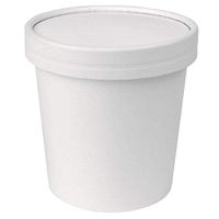 [25Count] 16 oz Freezer Containers And Lids - With Non-vented Lids to Prevent Freezer Burn - Durable Heavy Duty Pint Ice Cream Containers! Frozen Dessert Supplies