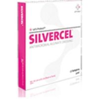 Silvercel Non Adherent Antimicrobial Alginate Dressing, 41/4X41/4, 10 count