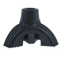 Self Standing Skid Resistant Tripod Anti Slip Rubber Replacement Tip Support Base for Cane Stick Crutch 5/8 inch 3/4 inch - 19mm